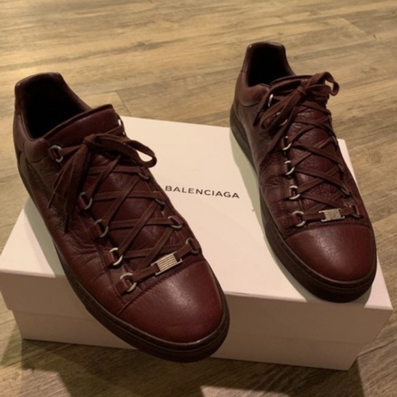 balenciaga arena low mens green